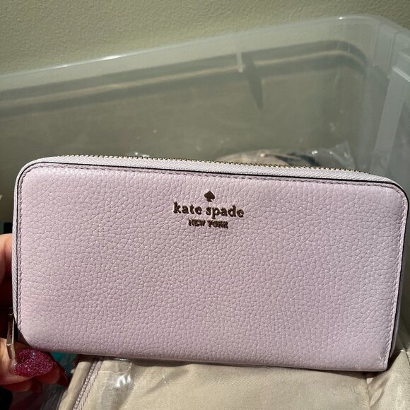 KATE SPADE LILAC LARGE CONTINENTAL WALLET - Picture 1 of 2